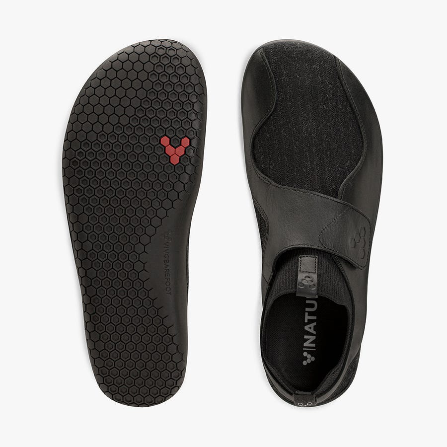 Vivobarefoot Primus Knit EZ Trailsko Børn Sort | Danmark 0229XYUF